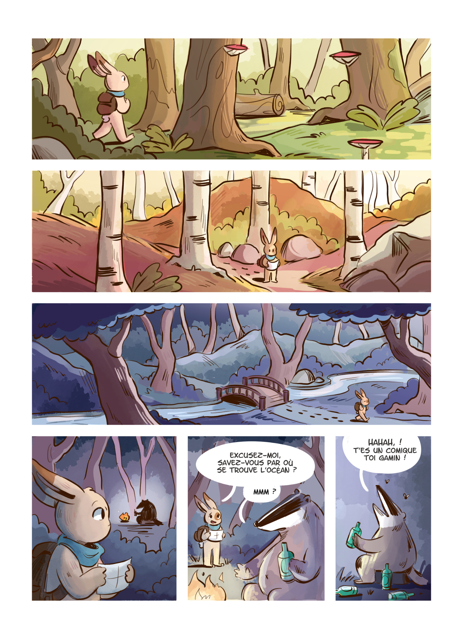 Fable, animaux et aventure
